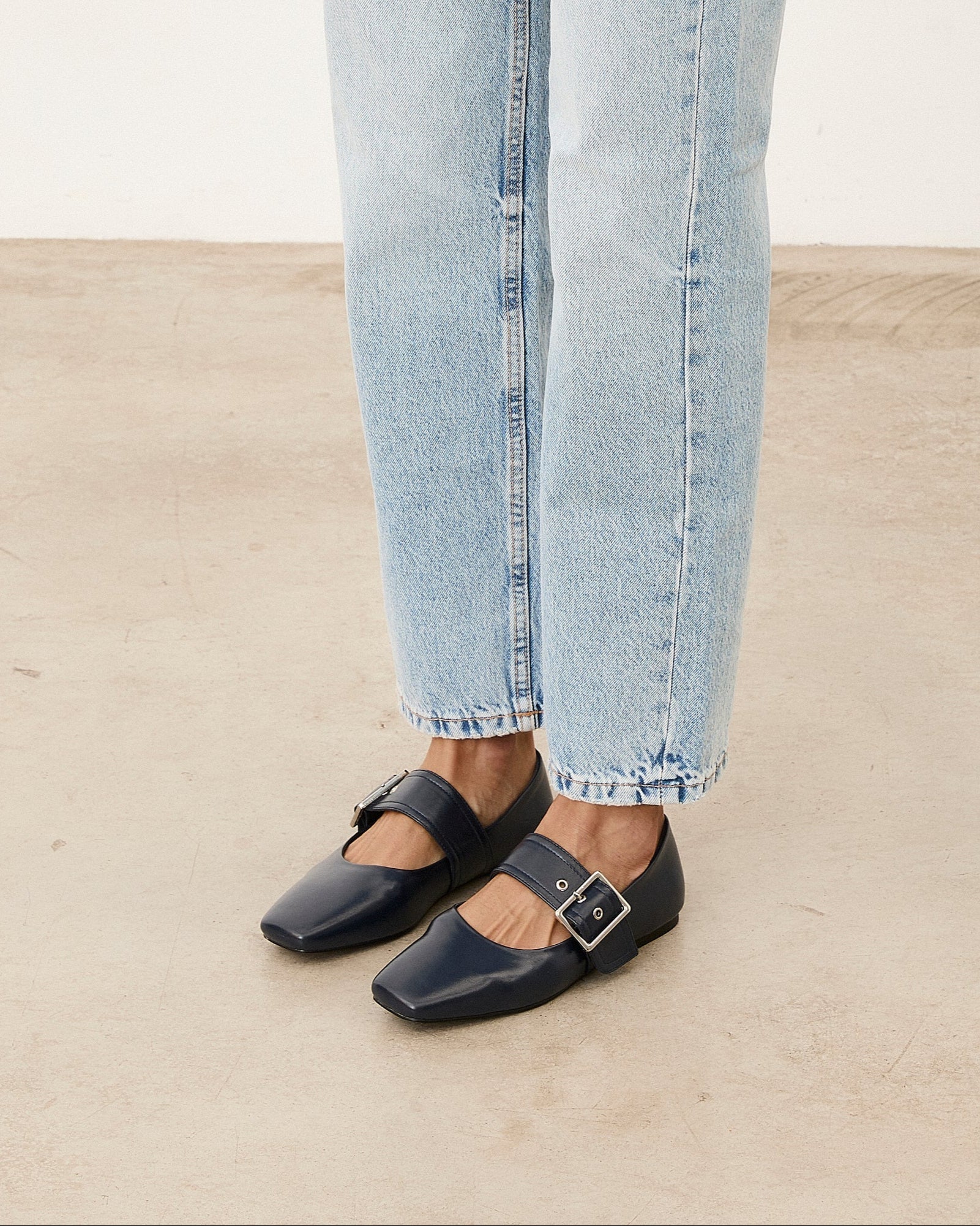 Mim shoes Zapato plano DOVI AZUL MARINO