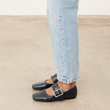 Mim shoes Zapato plano DOVI AZUL MARINO