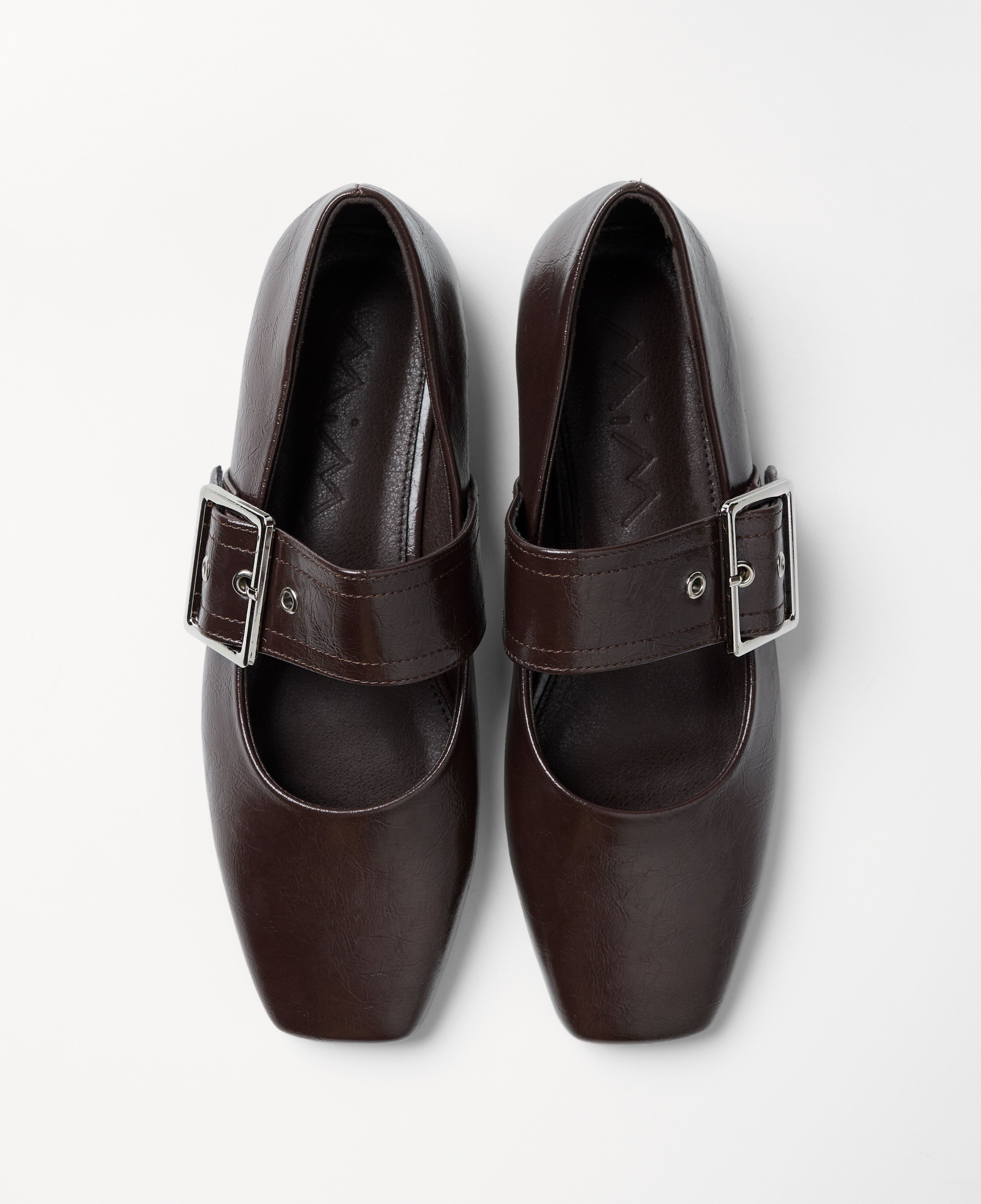 Mim shoes Zapato plano DOVI CHOCOLATE