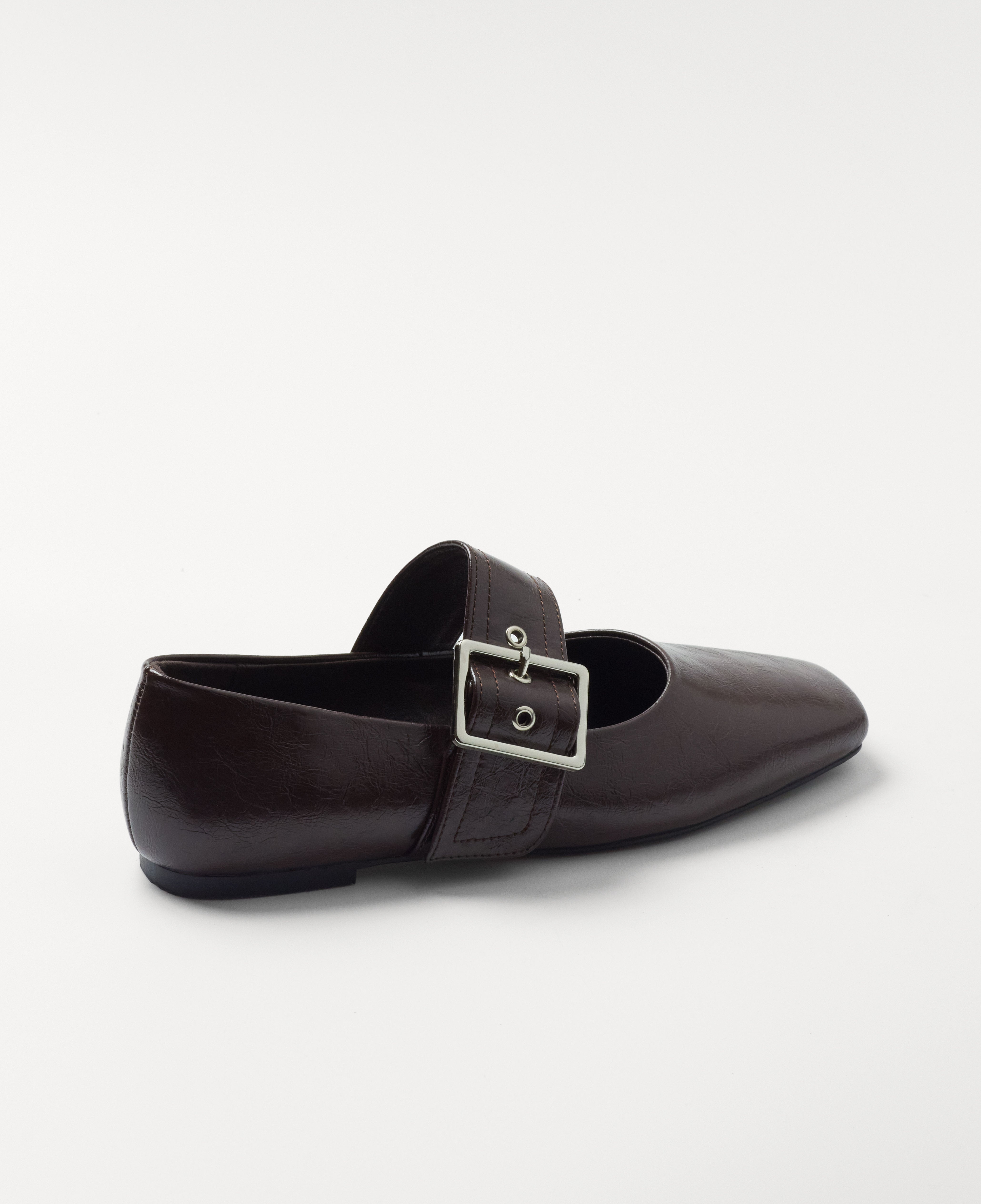 Mim shoes Zapato plano DOVI CHOCOLATE