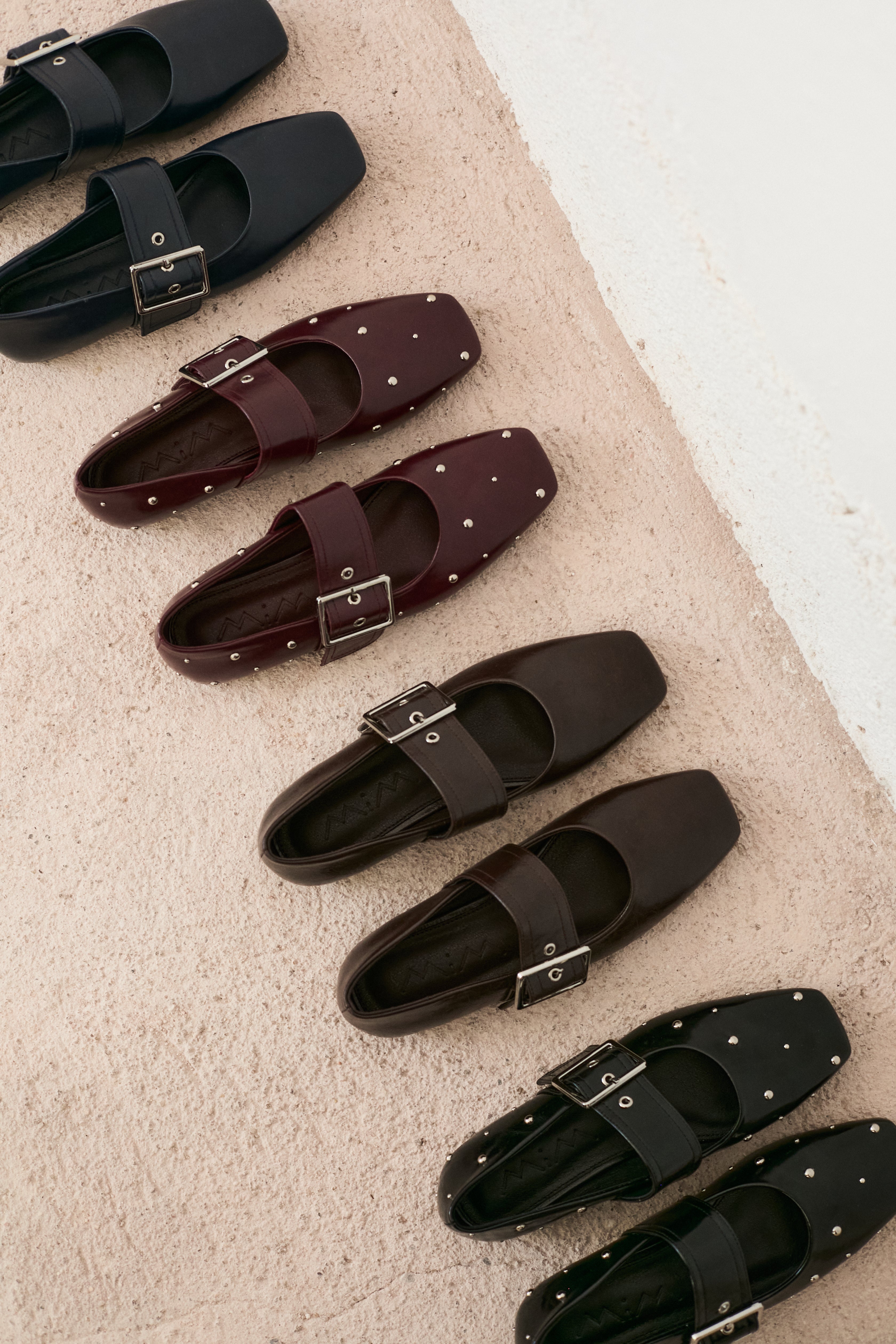 Mim shoes Zapato plano DOVI CHOCOLATE