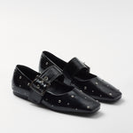 Mim shoes Zapato plano DOVI NEGRO TACHAS