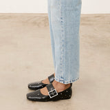 Mim shoes Zapato plano DOVI NEGRO TACHAS