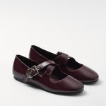 Mim shoes Zapato plano FLO BURDEOS