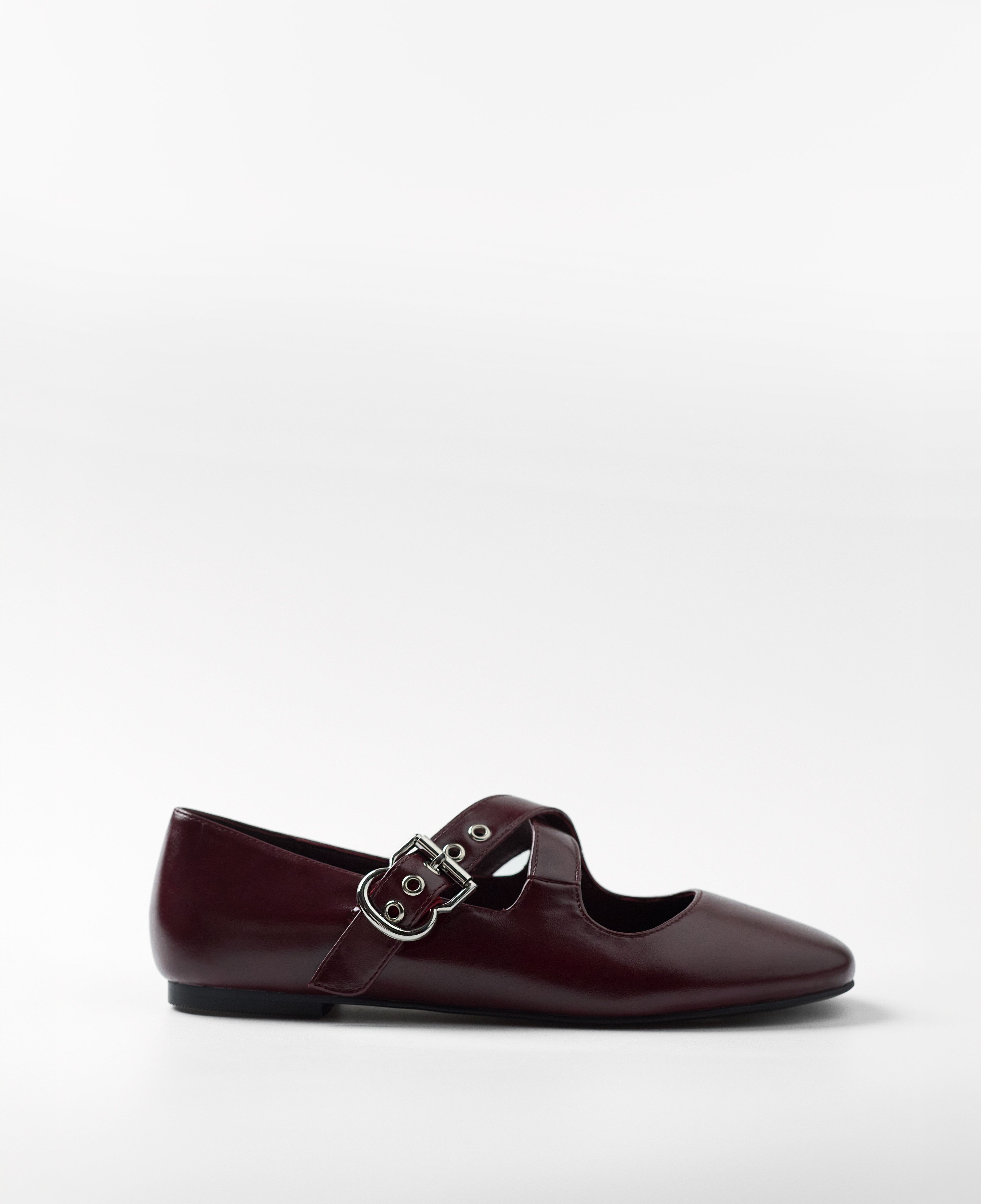 Mim shoes Zapato plano FLO BURDEOS