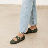 Mim shoes Zapato plano FLO KAKI