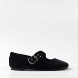 Mim shoes Zapato plano FLO NEGRO VELVET