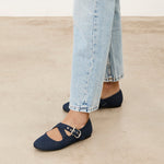 Mim shoes Zapato plano FLO VAQUERO