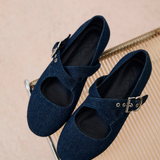 Mim shoes Zapato plano FLO VAQUERO