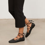 Mim shoes Zapato Plano ISA NEGRO SNAKE