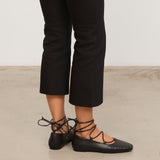 Mim shoes Zapato Plano ISA NEGRO SNAKE