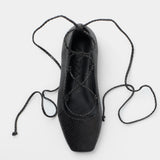 Mim shoes Zapato Plano ISA NEGRO SNAKE