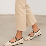 Mim shoes Zapato Plano LEM BEIGE RAYAS