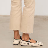 Mim shoes Zapato Plano LEM BEIGE RAYAS