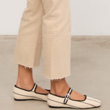 Mim shoes Zapato Plano LEM BEIGE RAYAS