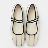 Mim shoes Zapato Plano LEM BEIGE RAYAS