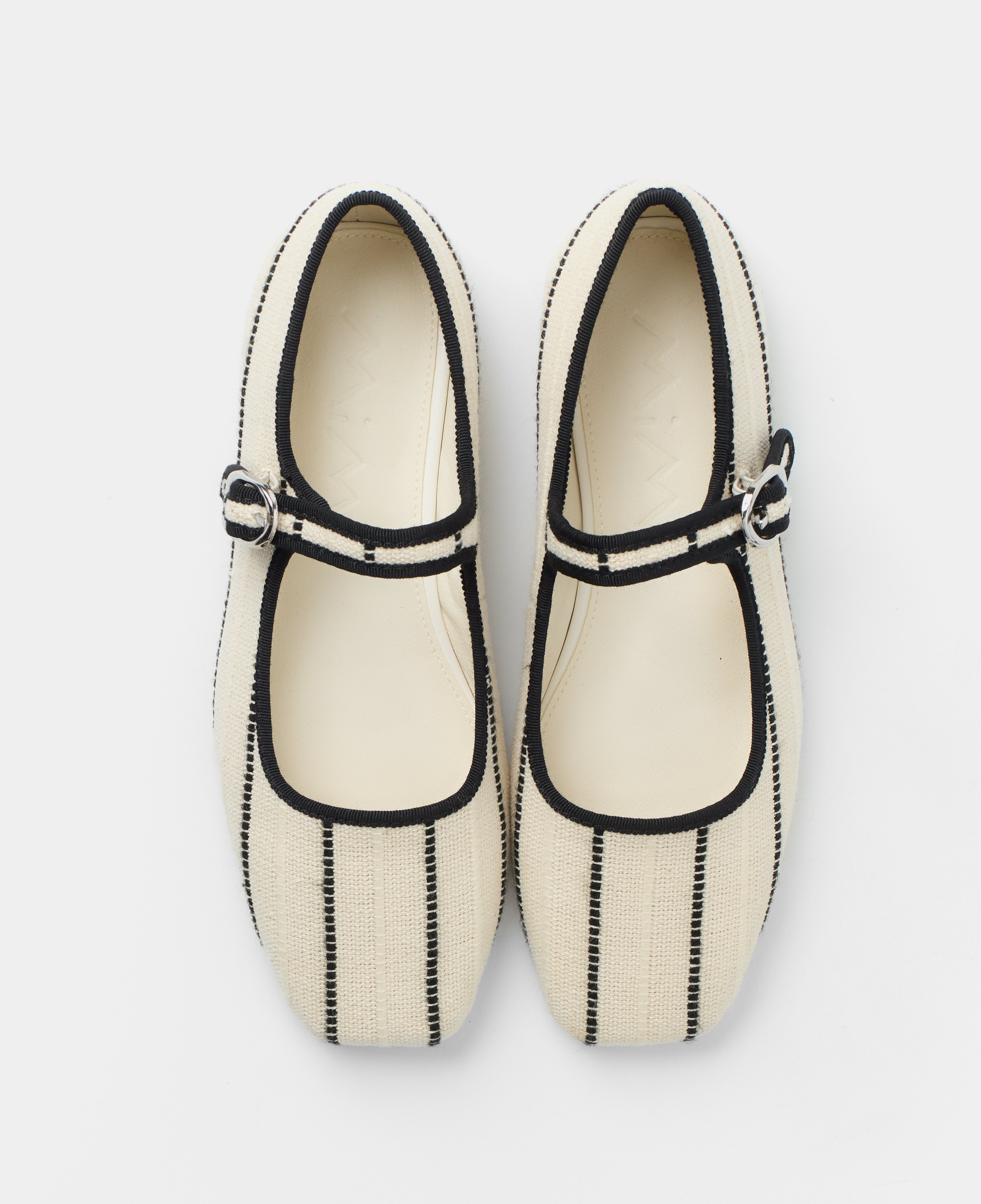 Mim shoes Zapato Plano LEM BEIGE RAYAS