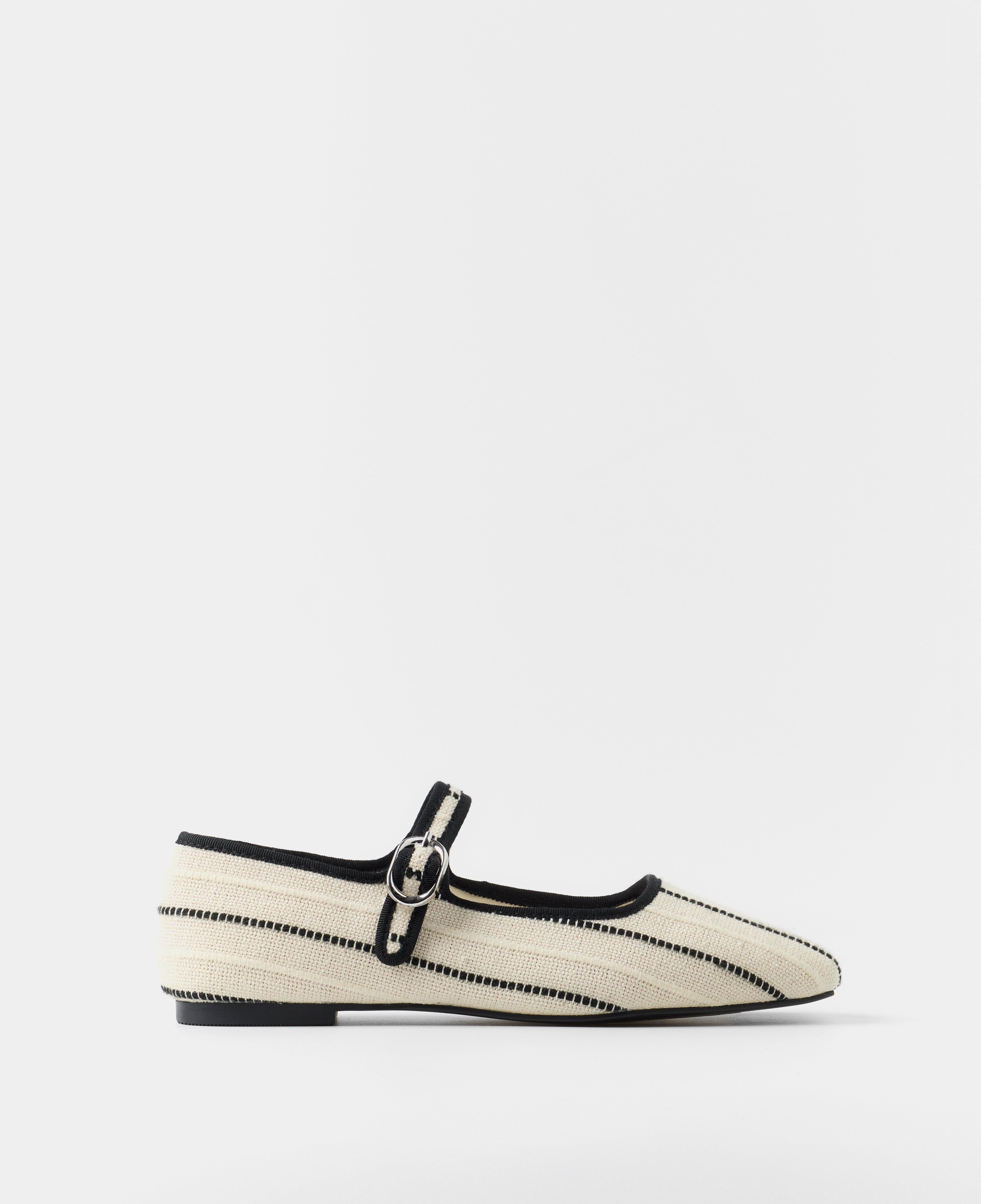 Mim shoes Zapato Plano LEM BEIGE RAYAS