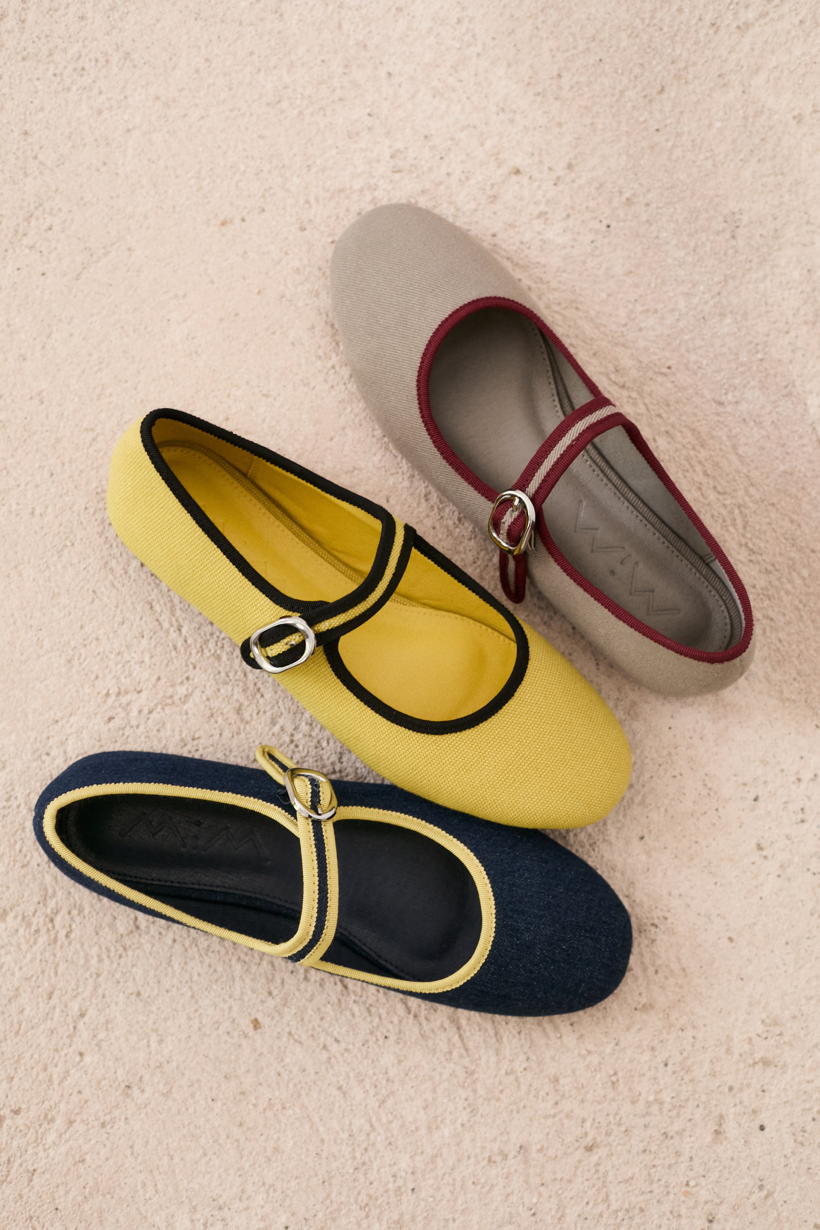Mim shoes Zapato plano LIBE AMARILLO