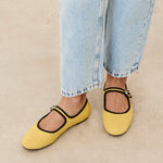 Mim shoes Zapato plano LIBE AMARILLO