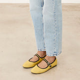 Mim shoes Zapato plano LIBE AMARILLO