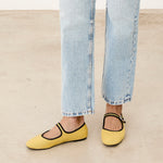 Mim shoes Zapato plano LIBE AMARILLO