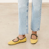 Mim shoes Zapato plano LIBE AMARILLO