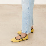 Mim shoes Zapato plano LIBE AMARILLO