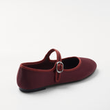 Mim shoes Zapato plano LIBE BURDEOS SATIN