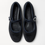 Mim shoes Zapato plano LIBE NEGRO VELVET