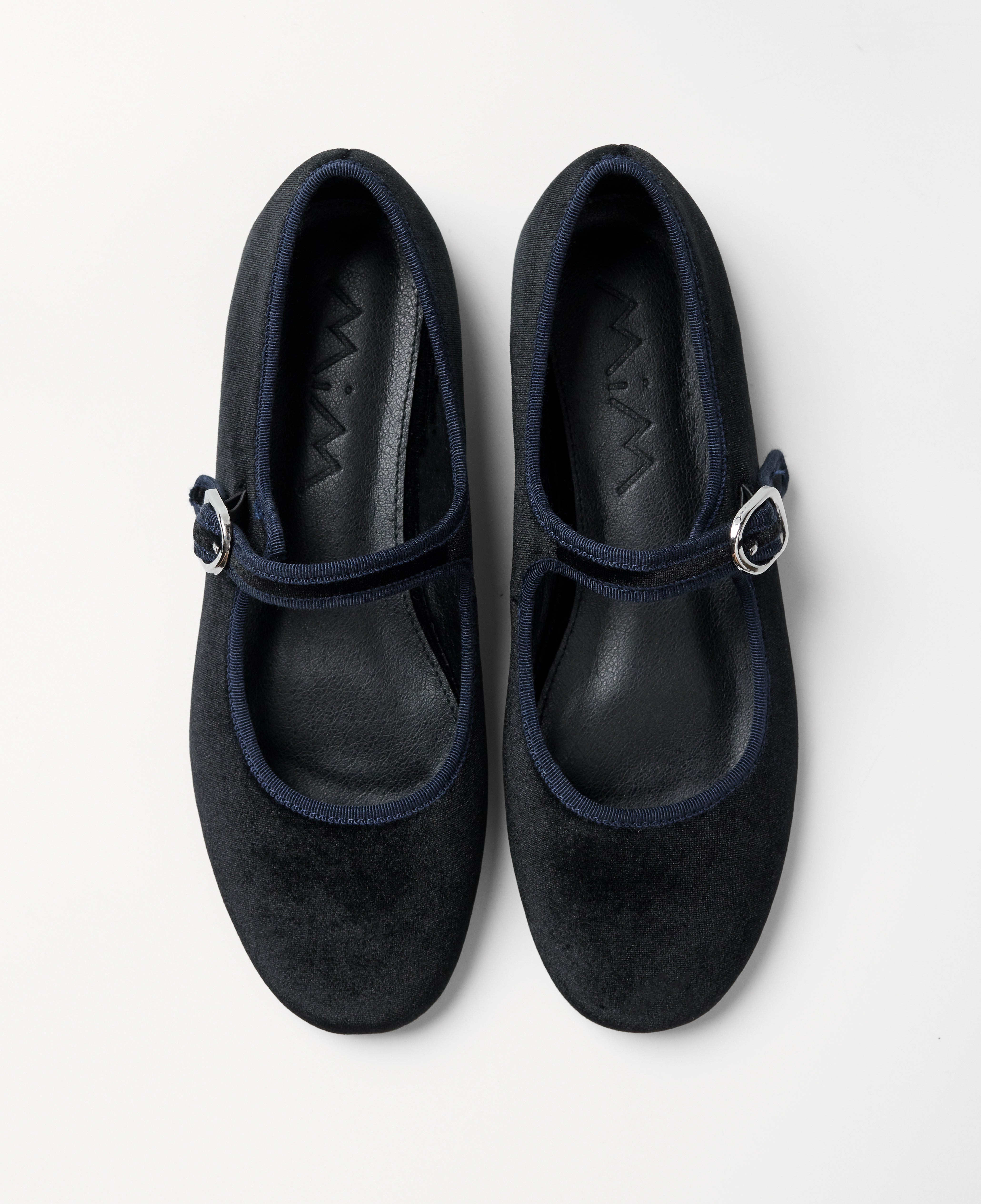 Mim shoes Zapato plano LIBE NEGRO VELVET