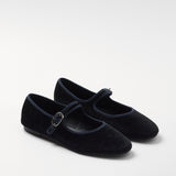 Mim shoes Zapato plano LIBE NEGRO VELVET