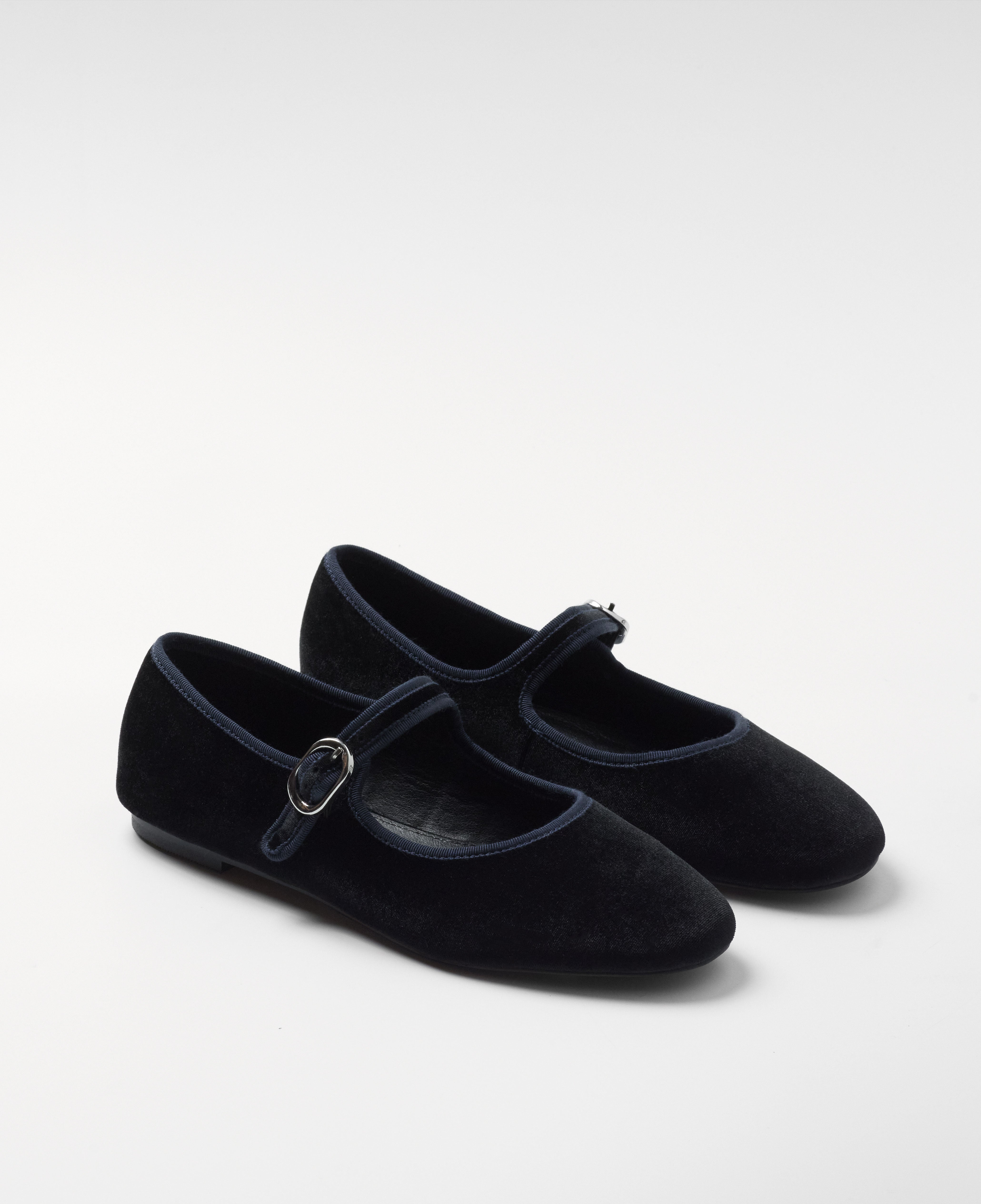 Mim shoes Zapato plano LIBE NEGRO VELVET