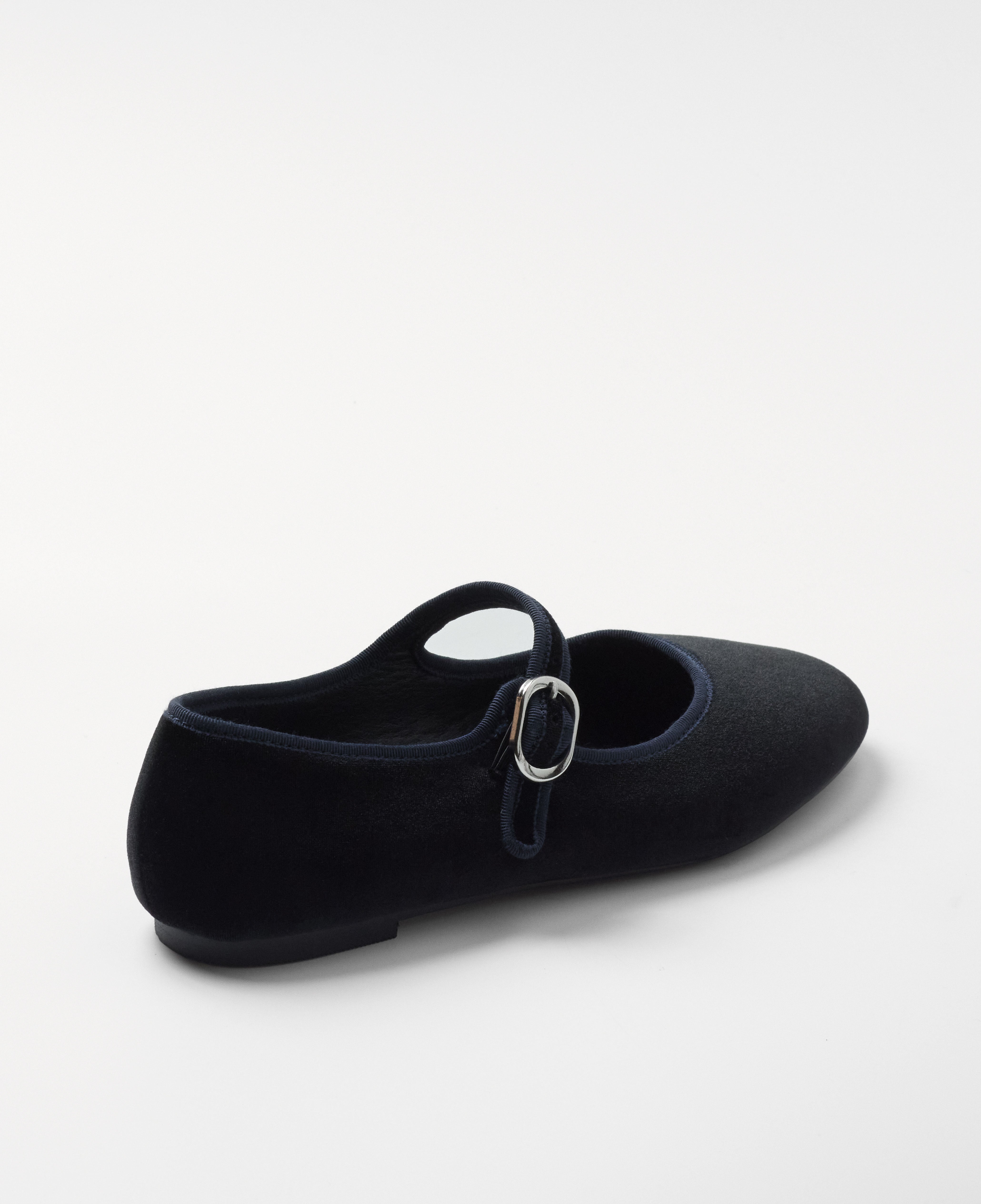 Mim shoes Zapato plano LIBE NEGRO VELVET