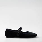 Mim shoes Zapato plano LIBE NEGRO VELVET
