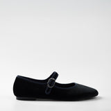 Mim shoes Zapato plano LIBE NEGRO VELVET