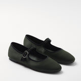 Mim shoes Zapato plano LIBE OLIVA SATIN