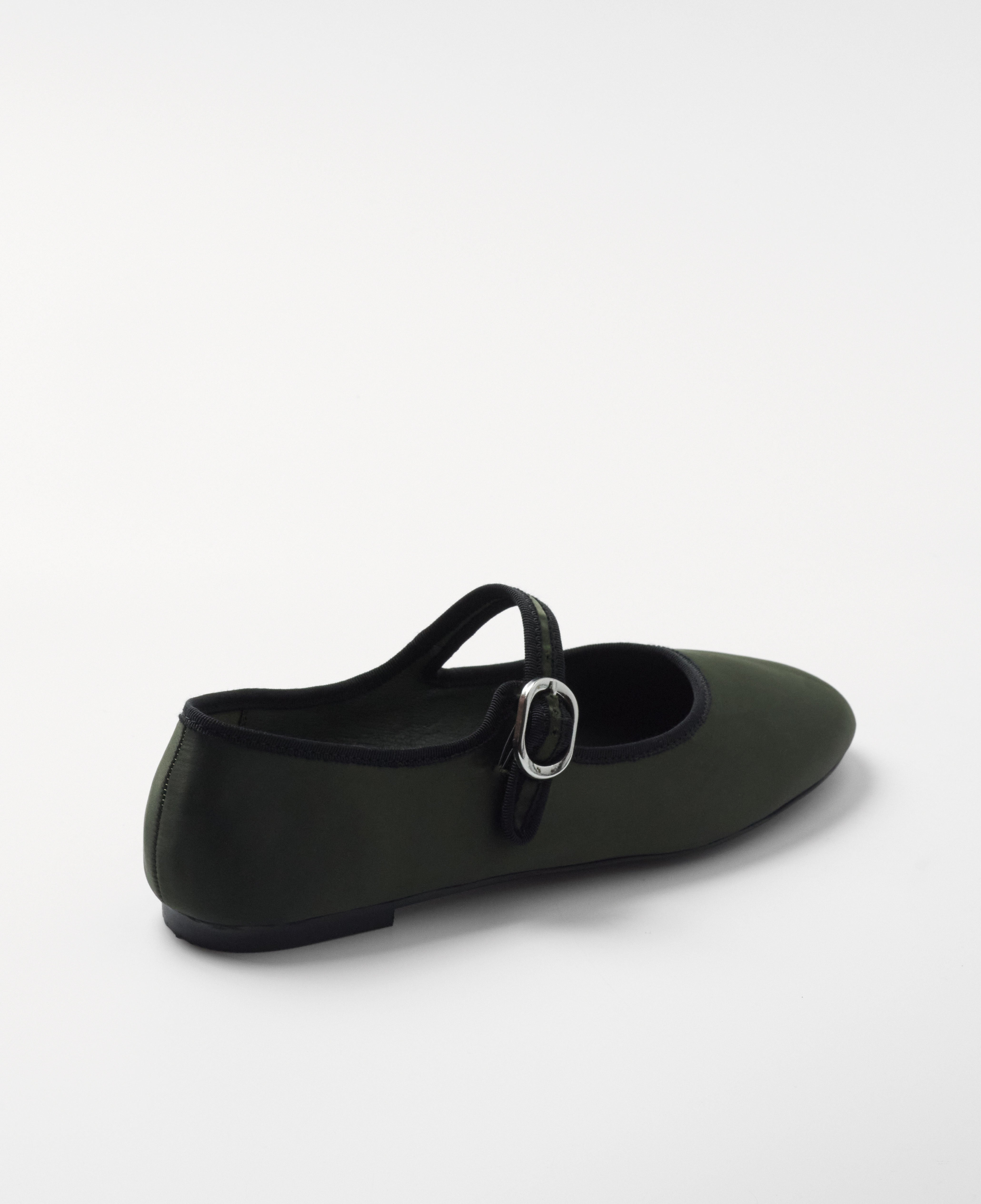 Mim shoes Zapato plano LIBE OLIVA SATIN