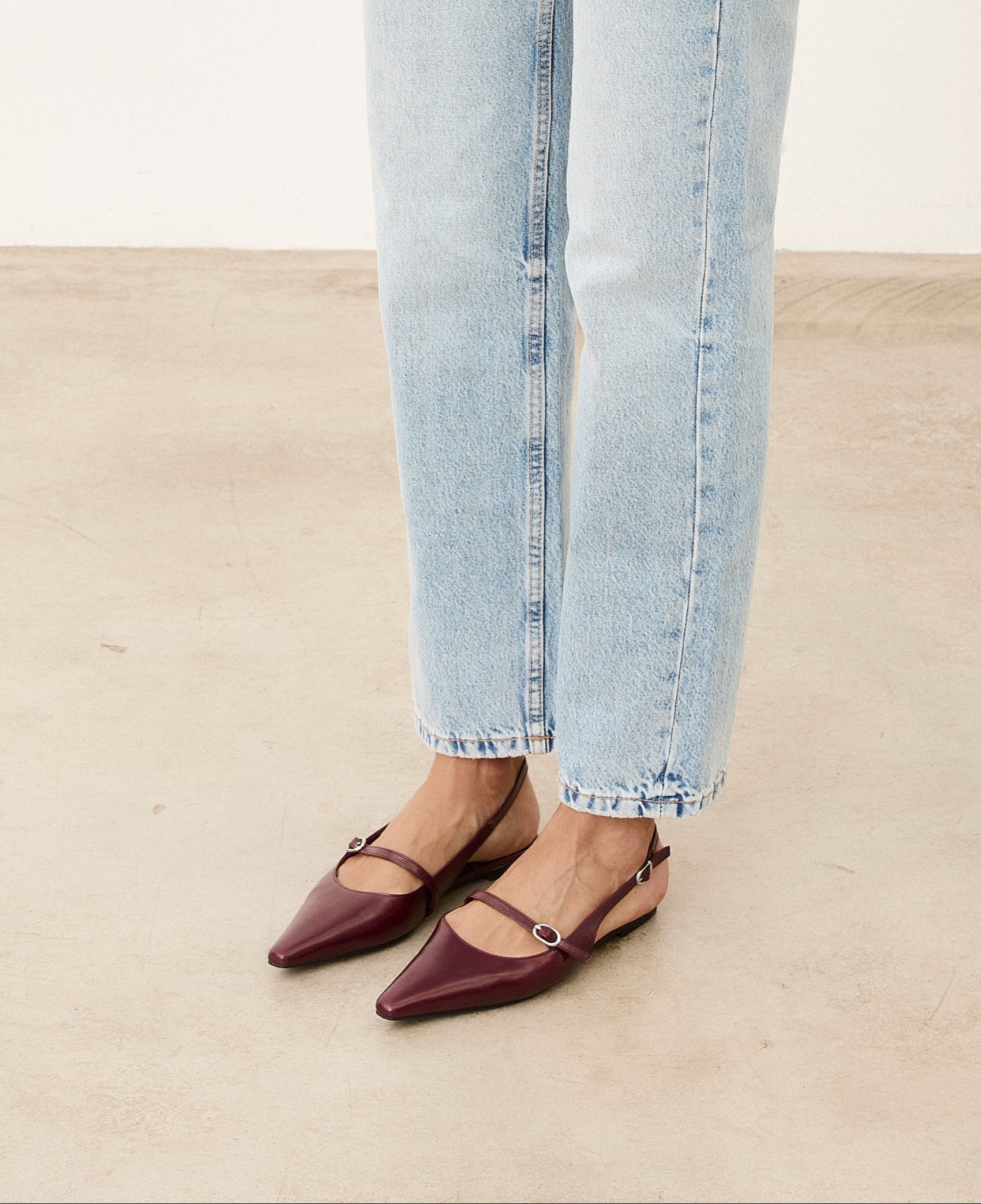 Mim shoes Zapato plano MANCY BURDEOS