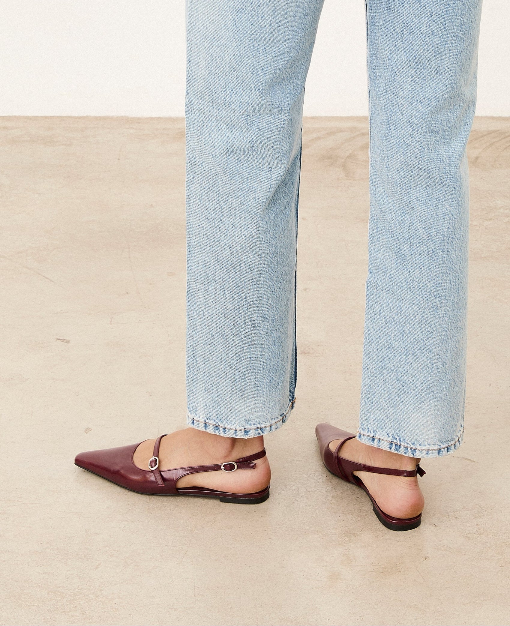 Mim shoes Zapato plano MANCY BURDEOS