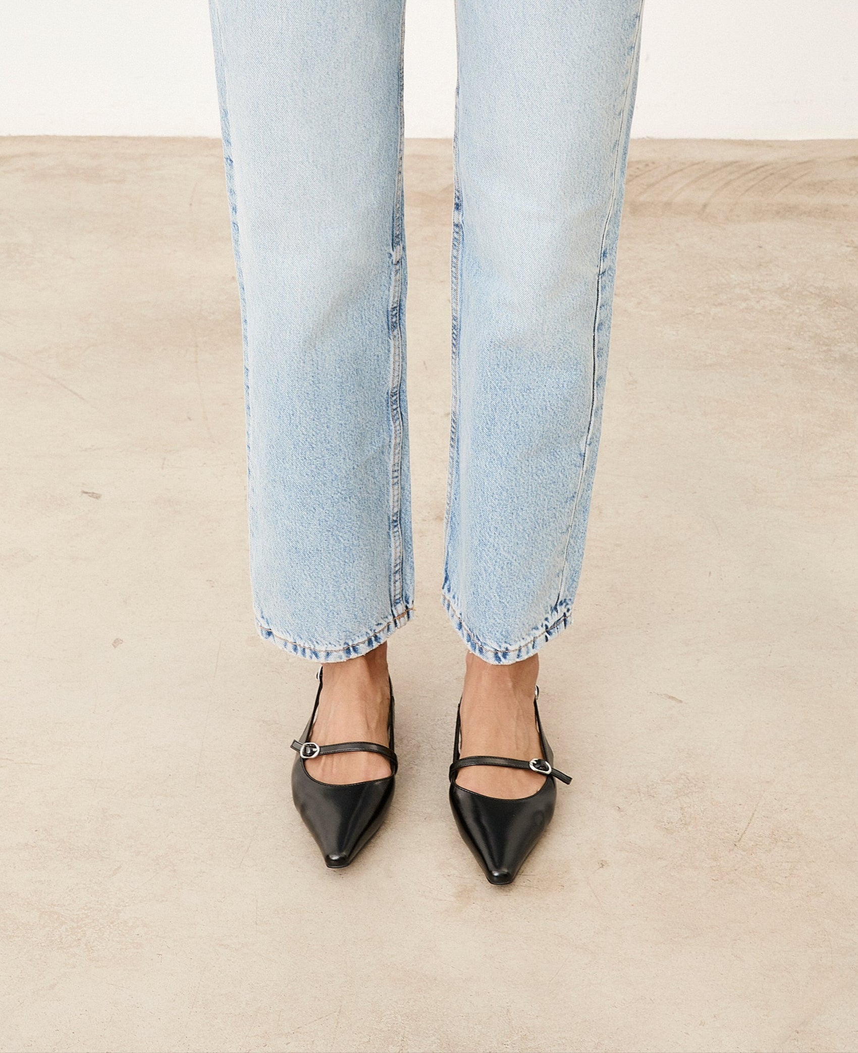 Mim shoes Zapato plano MANCY NEGRO