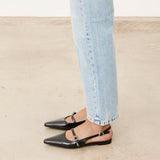 Mim shoes Zapato plano MANCY NEGRO