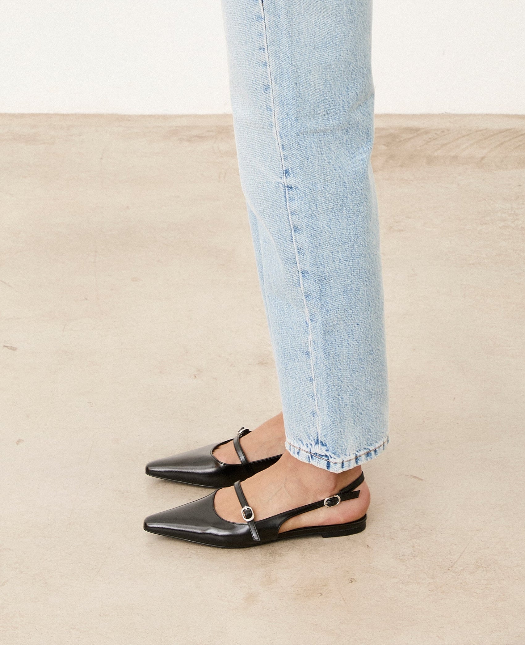 Mim shoes Zapato plano MANCY NEGRO