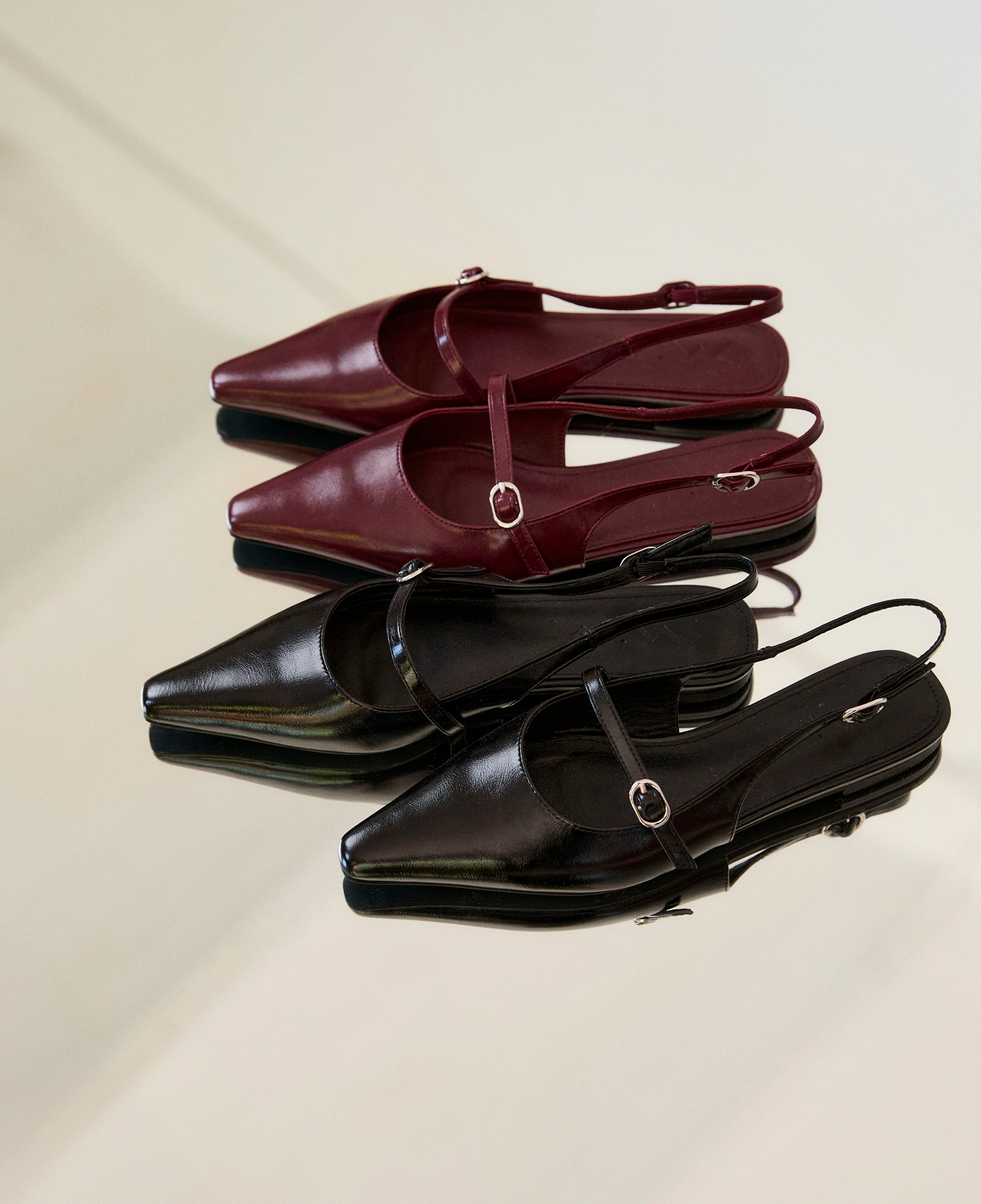 Mim shoes Zapato plano MANCY NEGRO