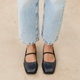 Mim shoes Zapato plano MARE AZUL MARINO