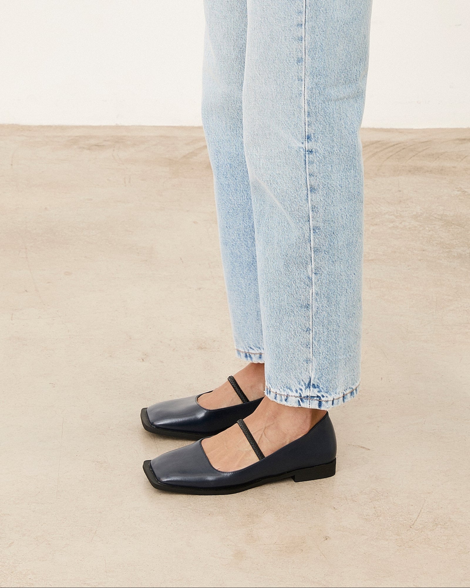 Mim shoes Zapato plano MARE AZUL MARINO