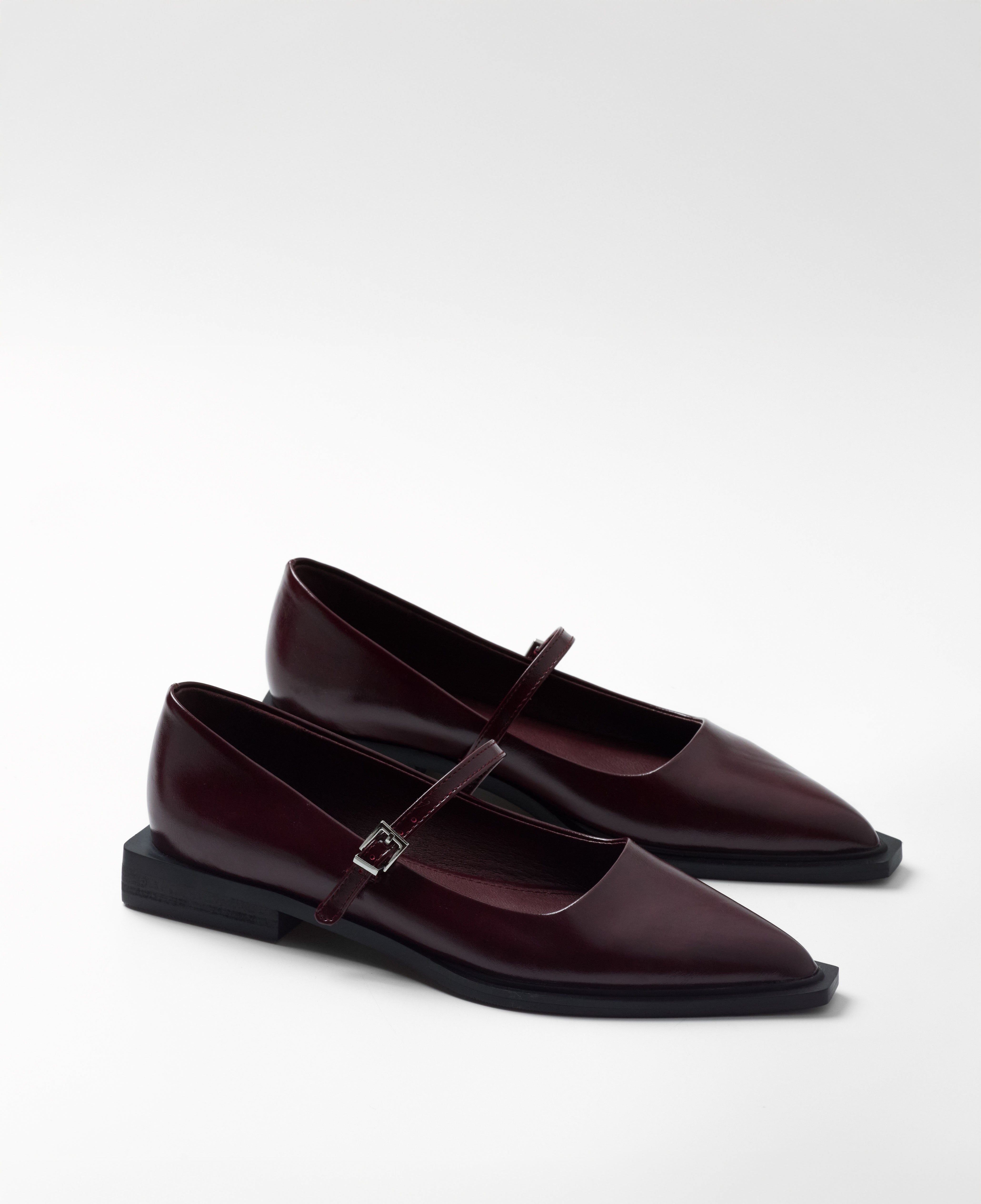 Mim shoes Zapato plano MAYFAIR BURDEOS