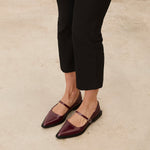 Mim shoes Zapato plano MAYFAIR BURDEOS