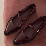 Mim shoes Zapato plano MAYFAIR BURDEOS