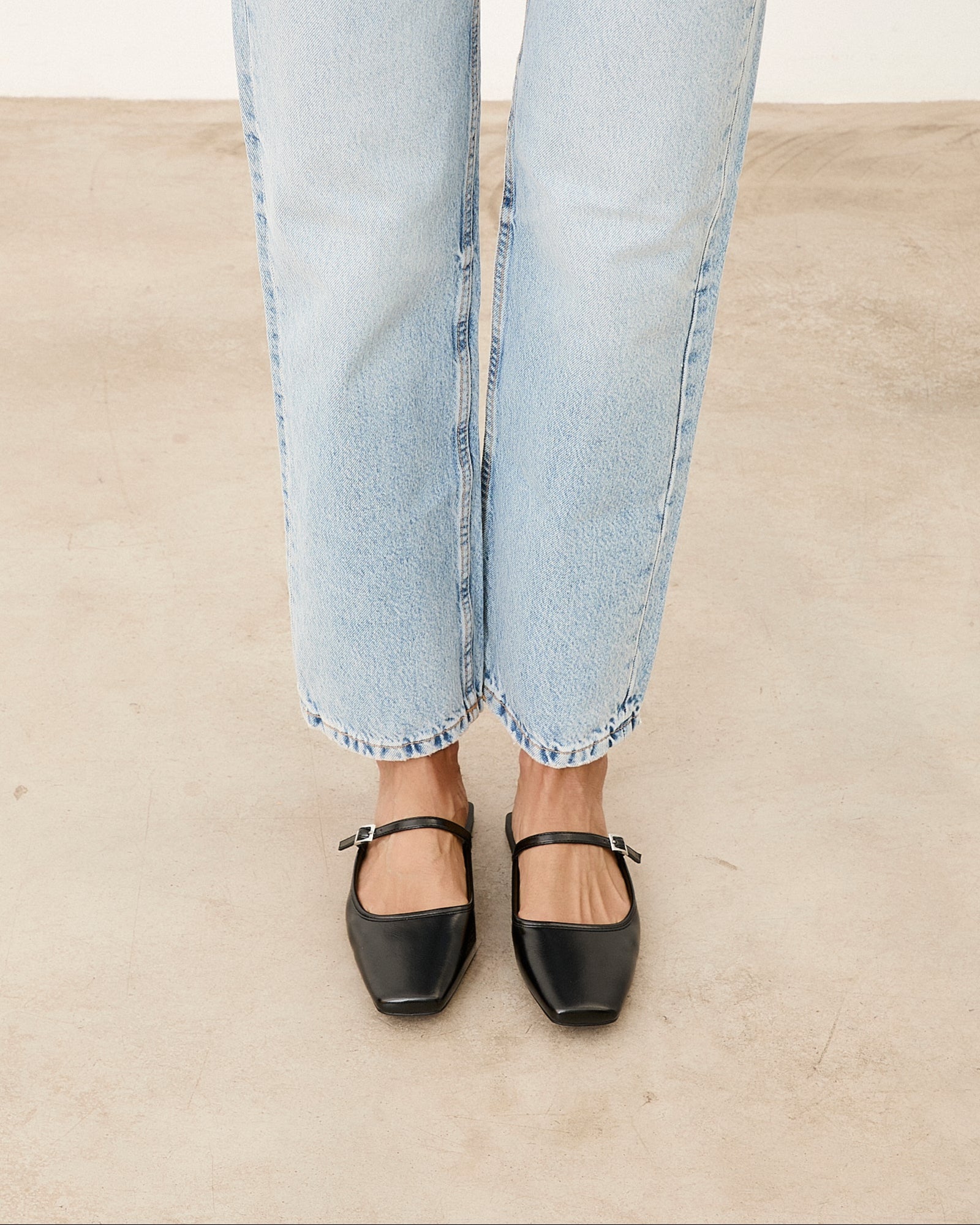 Mim shoes Zapato plano MONI NEGRO